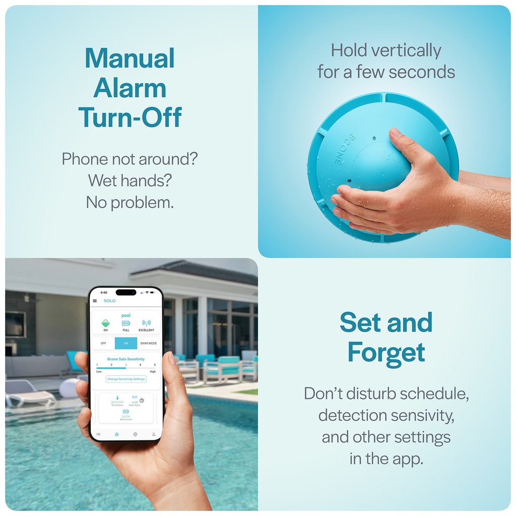 BCone SOLO Pool Alarm Lifebuoy